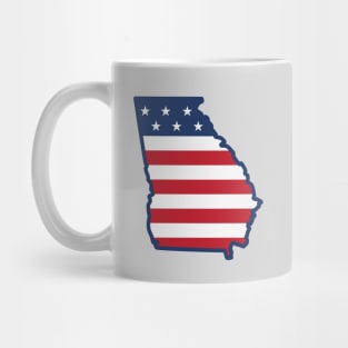 Stars and Stripes Georgia Mug